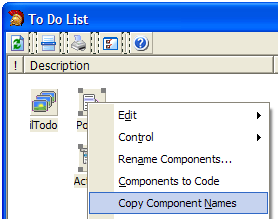 Copy Component Names